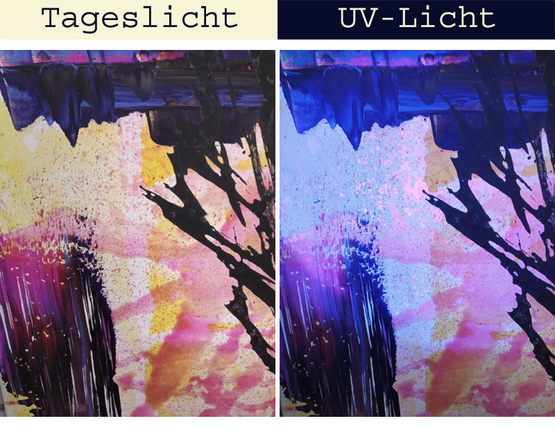 Rückseite. 100x160cm Acryl auf Leinwand
